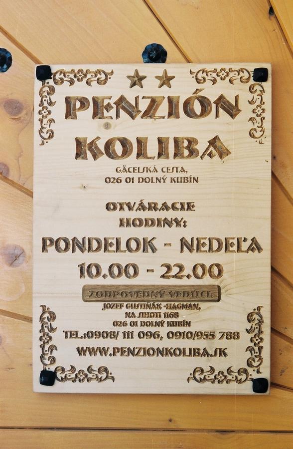 Penzion Koliba Alsókubin Kültér fotó